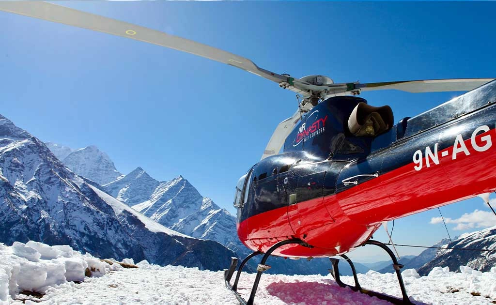 Namche Bazaar to Kathmandu Helicopter