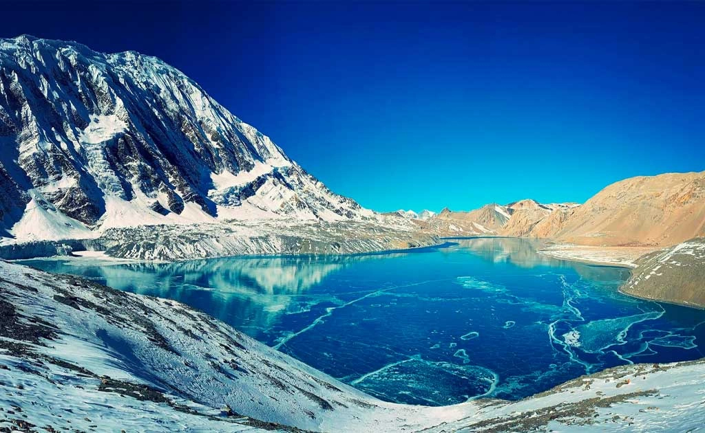 Tilicho Lake is a high-altitude lake located in the Manang district of Nepal, at an altitude of 4,919 meters (16,138 feet).