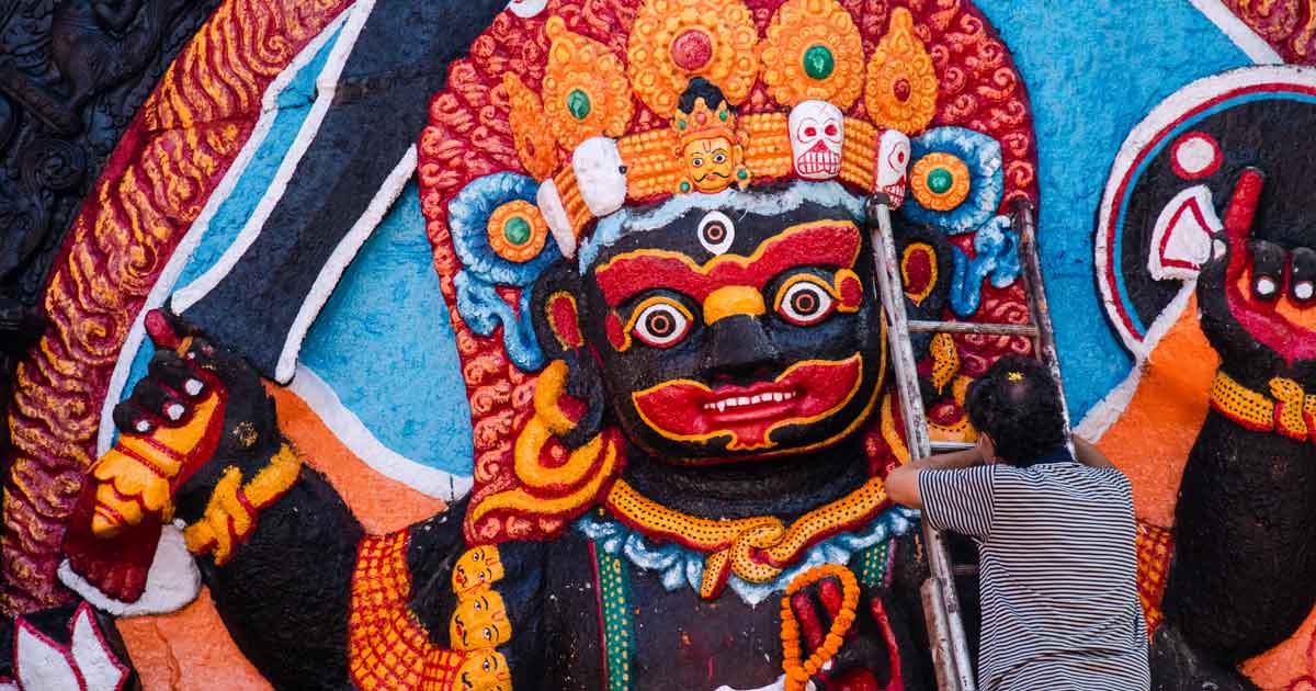 Kalbhairav Kathmandu Durbar Square Photographer: Bijay Chaurasia
